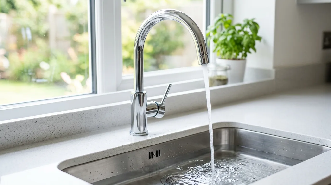 Local Plumbing Master Pros same day plumber fixing a faucet in Kingman, KS